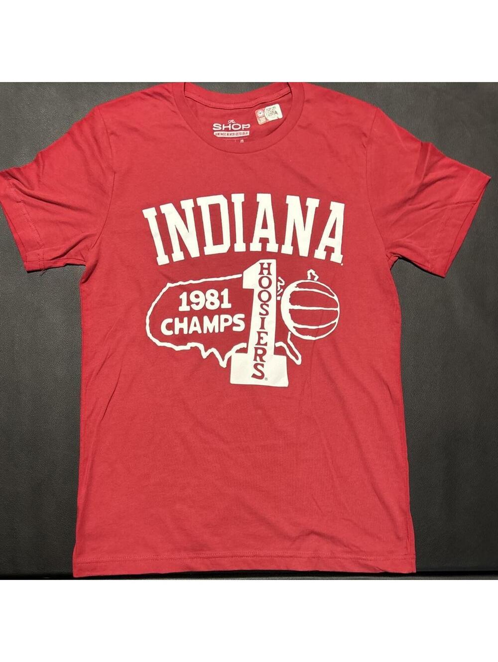 The Shop Indiana Hoosiers 1981 Champions Red T-Shirt